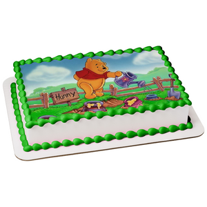Disney Winnie the Pooh Honey Pots Watering Can Edible Cake Topper Imag – A  Birthday Place